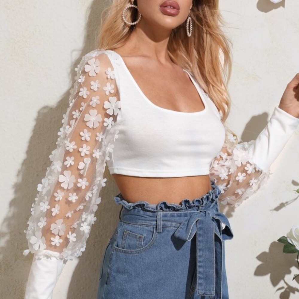 Flirty Crop Top, great for a date night